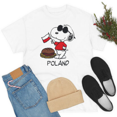 Vintage 90s Snoopy Poland Joe Cool T Shirt